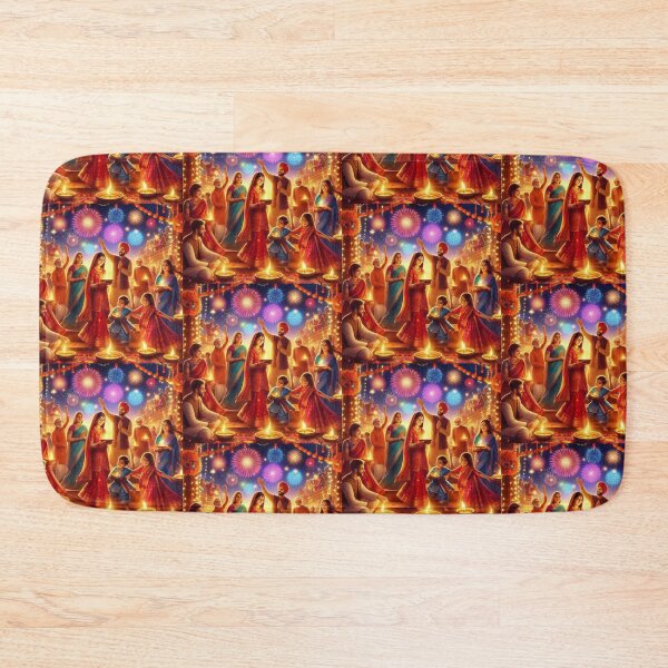 Item preview, Indian People Celebrating Diwali designed and sold by Mywaymylife.