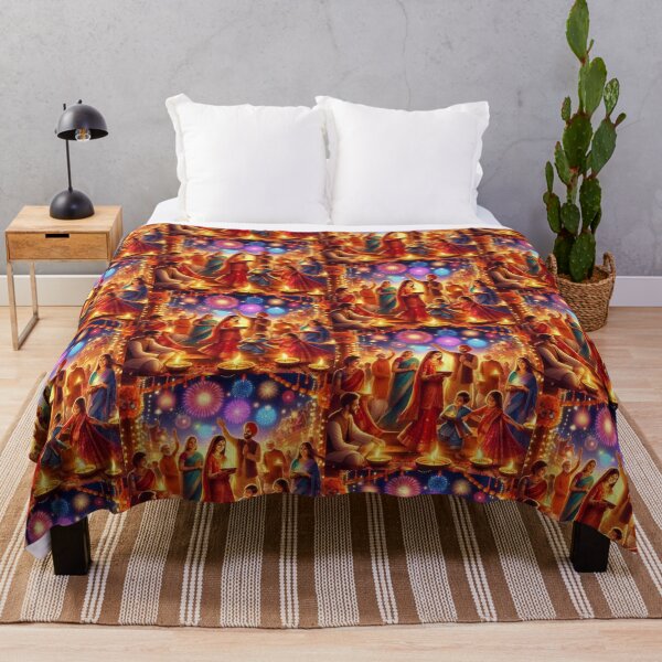 Item preview, Indian People Celebrating Diwali designed and sold by Mywaymylife.