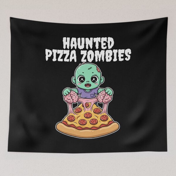 Item preview, HAUNTED PIZZA ZOMBIES - ZOMBIE HALLOWEEN designed and sold by KEF Custom.