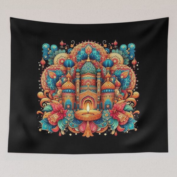 Item preview, Indian Style Palace Art Work  designed and sold by Mywaymylife.