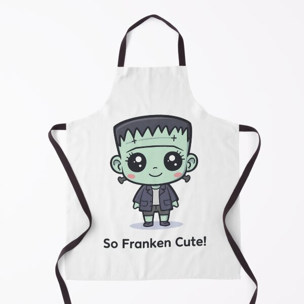Item preview, Cute Frankenstein with an open mouth looks at the viewer designed and sold by PWDigitalArt.