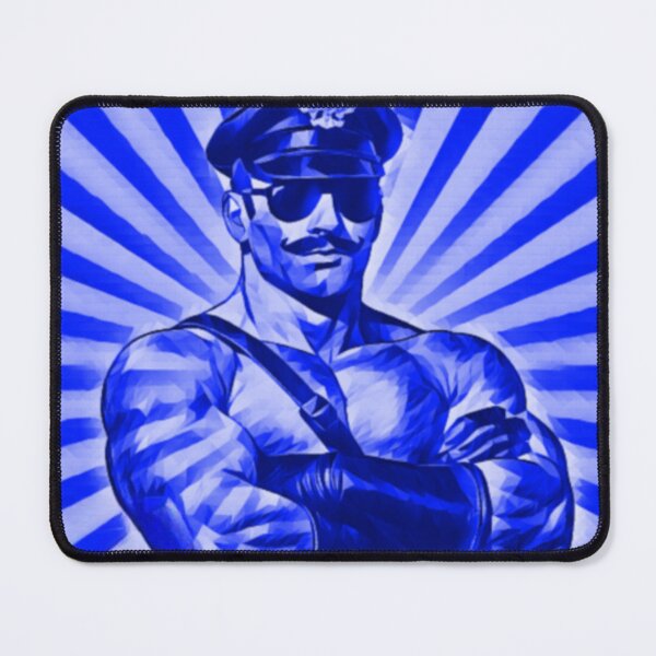 Item preview, Color Pop 1970s Gay Leather Uniform Daddy Tom of Finland Tribute Berlin German Pride Graphic Design designed and sold by ItsAKinkThing.