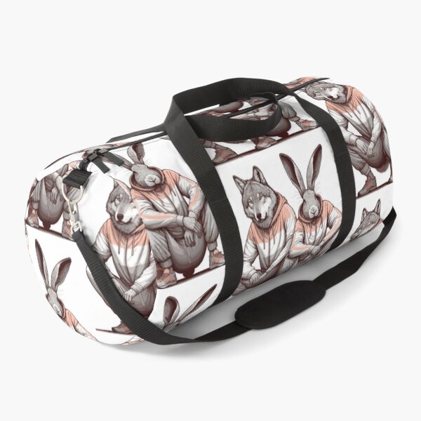 Item preview, Slavic squat Russian squat hare and wolf gift designed and sold by Pineapple-Tree.
