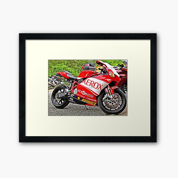 Motorbikes Framed Art Print
