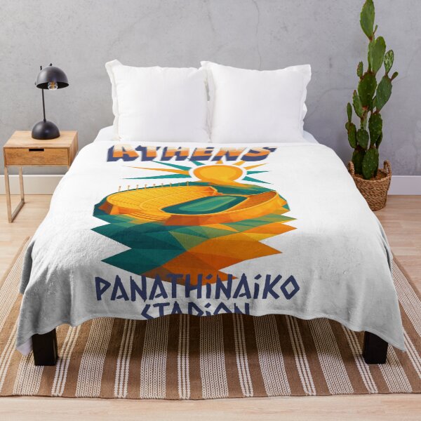 Item preview, ATHENS - Panathenaic Stadium – Retro Travel Posters and Greeting Cards designed and sold by Earth Celebration Designs.