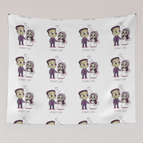 Item preview, Conceptual illustration of a woman marrying a Frankenstein. designed and sold by PWDigitalArt.