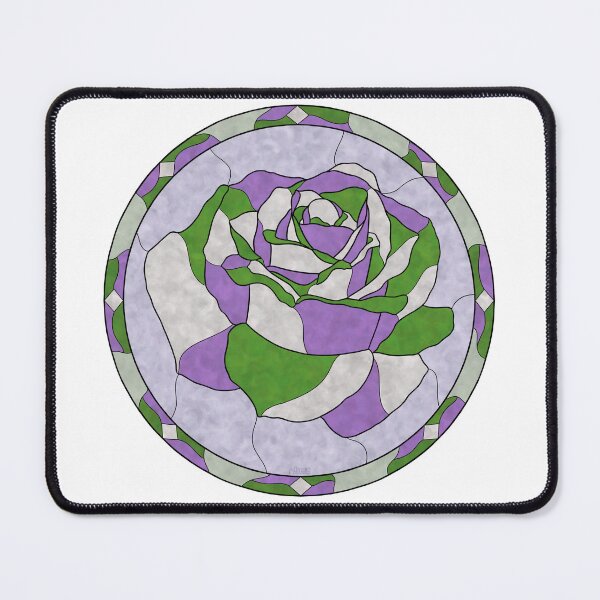 Item preview, Genderqueer Pride Rose designed and sold by Oneiromancer’s Trove .