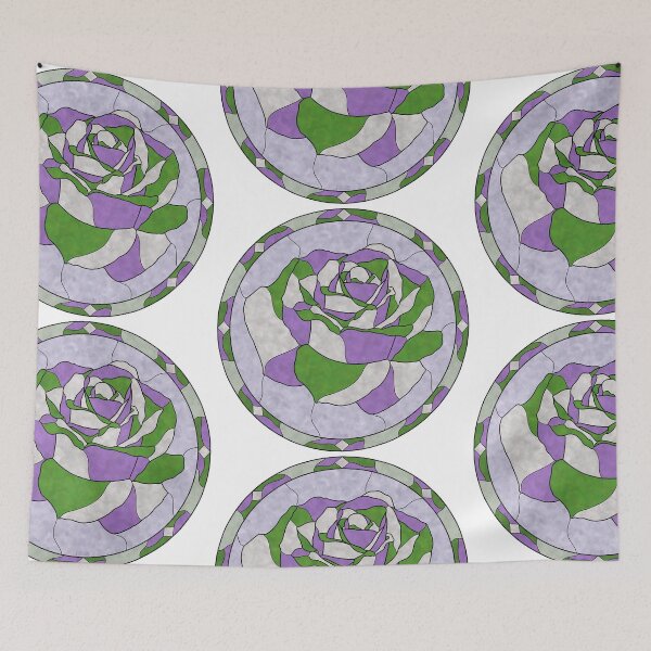 Item preview, Genderqueer Pride Rose designed and sold by Oneiromancer’s Trove .