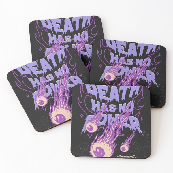 Item preview, Death Has No Power | Gothic Purple Cosmic Art designed and sold by FloraMyst.