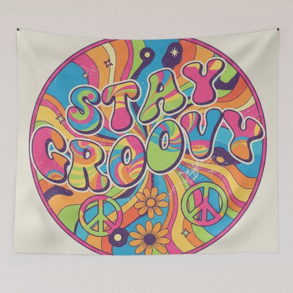 Item preview, Stay groovy classic tshirt designed and sold by anandsiva2703.