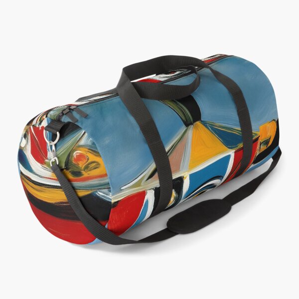 Item preview, Cubist Coffee Art – Colourful Abstract Moka Pot & Espresso Cups Painting designed and sold by Gino By Design.