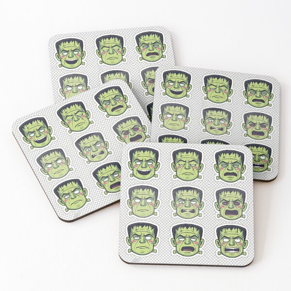 Item preview, Halloween Frankenstein monster illustration character design spooky holiday october scary 3d rendering on transparent background designed and sold by PWDigitalArt.