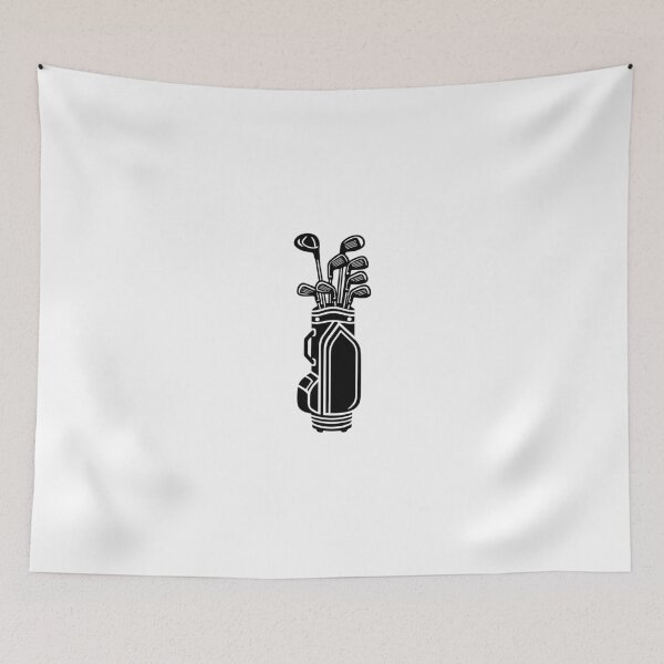 Item preview, Golf Clubs in Bag - Silhouette designed and sold by varshitha2024.