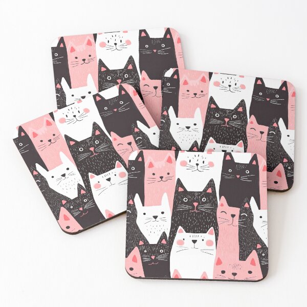 Item preview, Cute Cat Modern Artwork designed and sold by foxstudio2000.