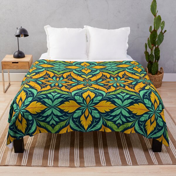 Item preview, Colorful, Flowers & Leaves, Abstract Artistic Stylize, Symmetrical Repeated Texture Pattern (image size 8320x12480) designed and sold by Digital-Davinci.