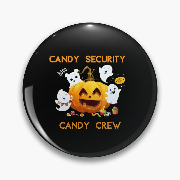 Item preview, Cute Candy Security Candy Crew | Funny Halloween Ghosts & Trick or Treat Design designed and sold by luckyhue.