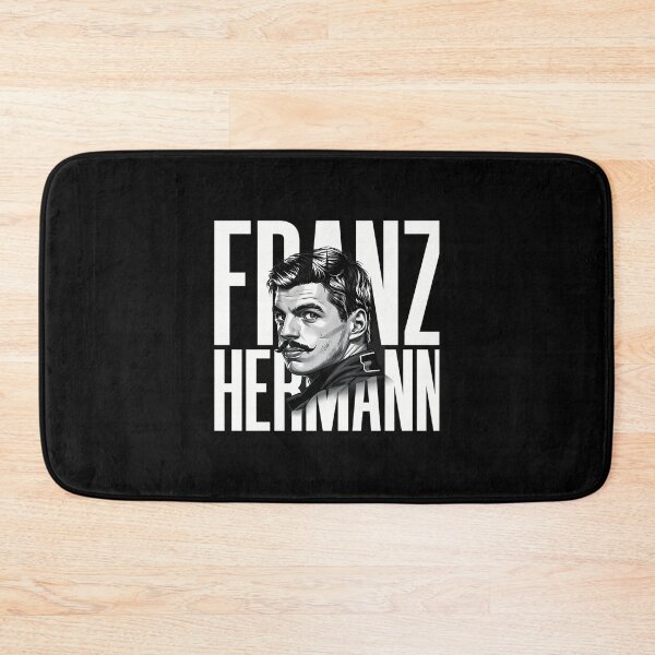 Item preview, Franz Hermann Portrait - Vintage F1 Driver Black  White Art Print designed and sold by CLOSEFOOR.