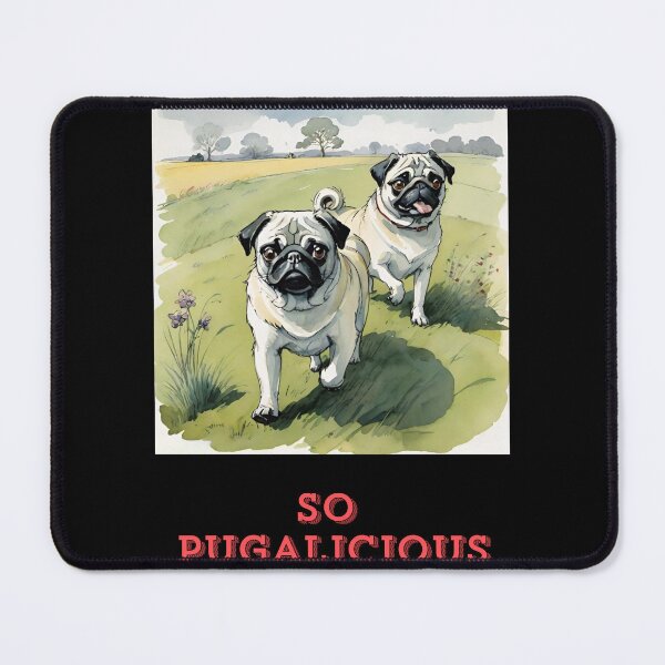 Item preview, Pugalicious. For the love of Pugs. designed and sold by TeeGeeTees.