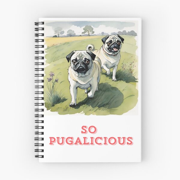 Artikelvorschau, Pugalicious. Aus Liebe zu Möpsen. entworfen und verkauft von TeeGeeTees.