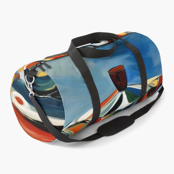 Item preview, Cubist Coffee Art II – Colourful Abstract Moka Pot & Espresso Cups Painting designed and sold by Gino By Design.