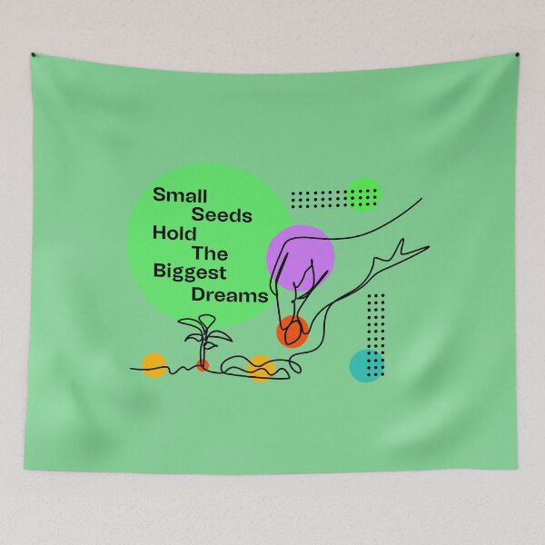 Item preview, Seed Vector and Quote Art. designed and sold by Mahesh95singh.