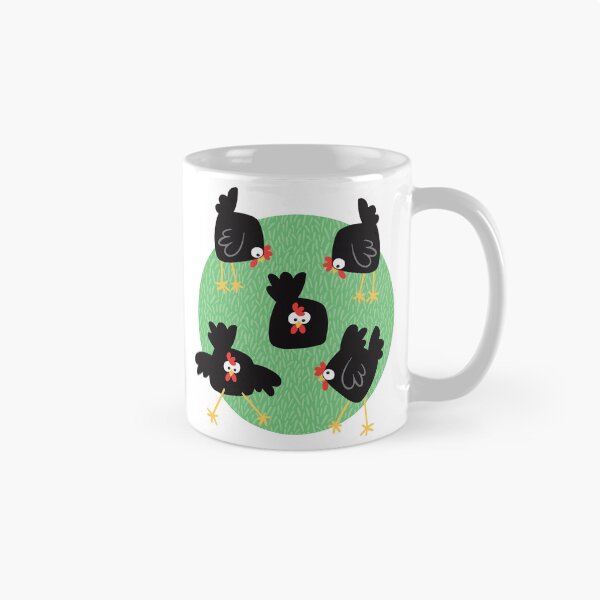 Item preview, Black Chickens on the Grass designed and sold by Studio Moo Designs.