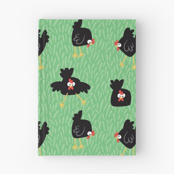 Item preview, Black Chickens on the Grass designed and sold by Studio Moo Designs.