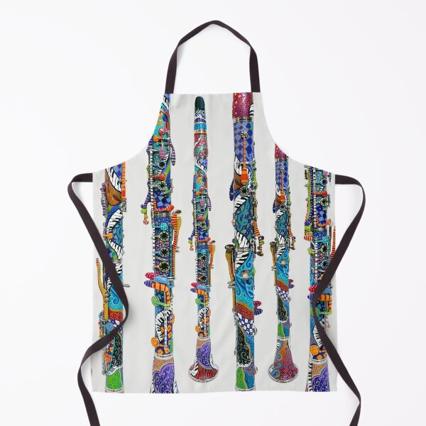 Item preview, Colorful Clarinets Print - Clarinet Art Design-Clarinets Painted designed and sold by Juleez.