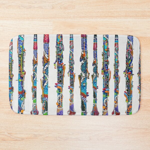 Item preview, Colorful Clarinets Print - Clarinet Art Design-Clarinets Painted designed and sold by Juleez.