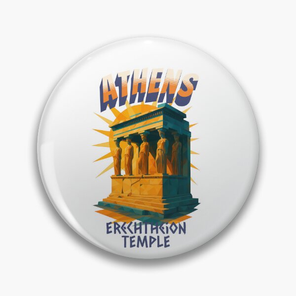 Item preview, ATHENS - Erechtheion Temple – Urban Retro Dreams designed and sold by Earth Celebration Designs.