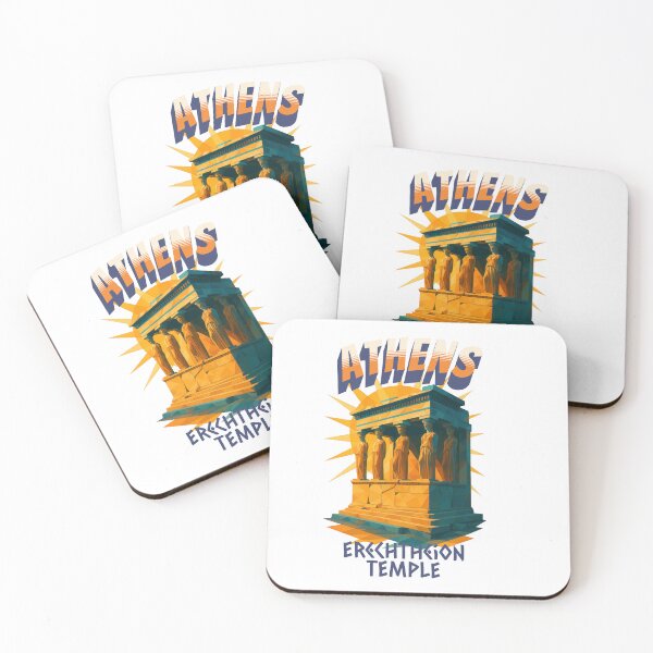 Item preview, ATHENS - Erechtheion Temple – Urban Retro Dreams designed and sold by Earth Celebration Designs.