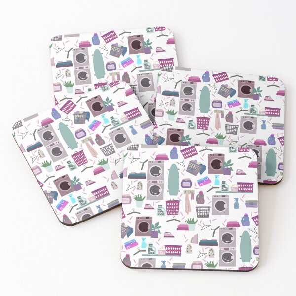 Item preview, Laundry Day Pattern – Cute Home Chores Illustration designed and sold by summerspirit.