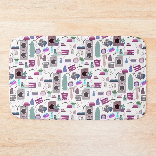 Item preview, Laundry Day Pattern – Cute Home Chores Illustration designed and sold by summerspirit.