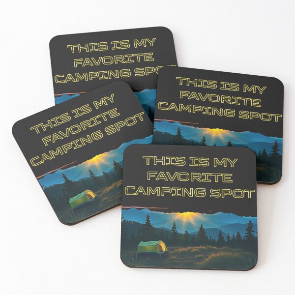 Item preview, funny camping sayings designed and sold by Sparkofart07.