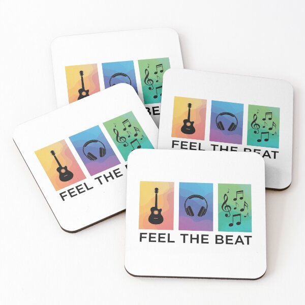 Item preview, Feel the Beat – Music Lover Graphic Tee designed and sold by Happyfreedom.