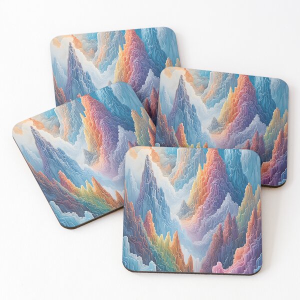 Item preview, Attractive Mountain Resin Art Design designed and sold by TheCozyFrame.