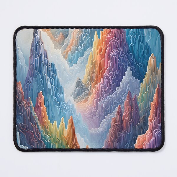 Item preview, Attractive Mountain Resin Art Design designed and sold by TheCozyFrame.