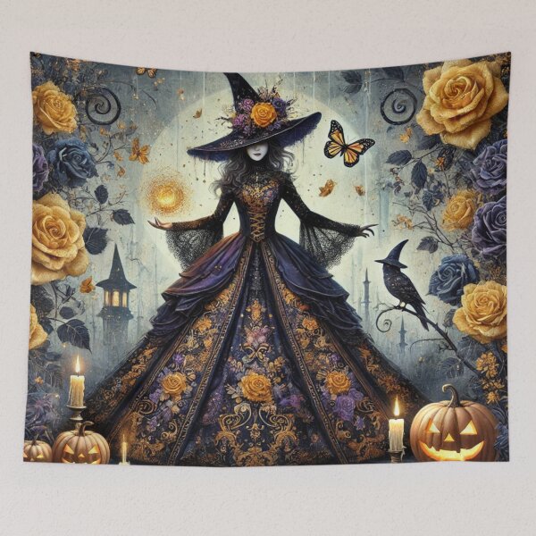 Item preview, Marigolda, la bruja de la rosa dorada designed and sold by Dream Bloom Gallery.