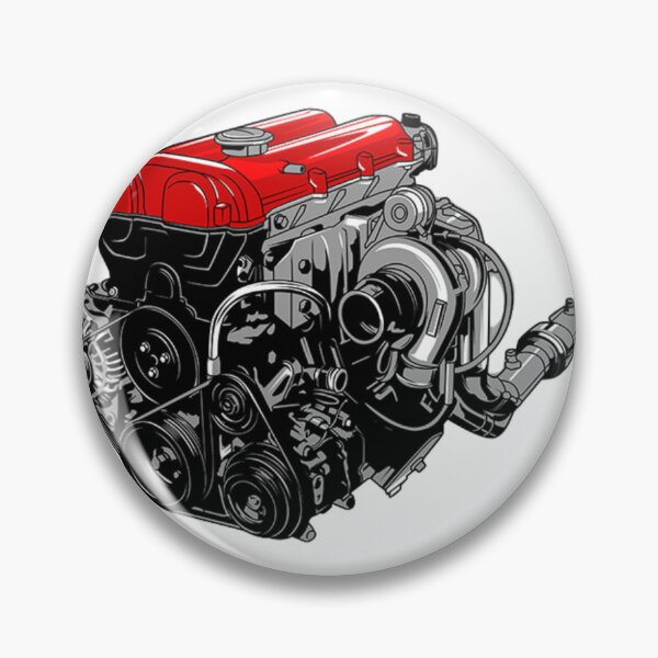 Item preview, Mazda MX-5 Miata B6 Engine Illustration JDM Turbo Motor designed and sold by thundergearshop.