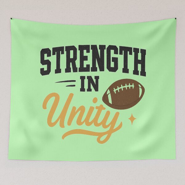 Item preview, Strength in Unity – Inspiring Teamwork Typography Design designed and sold by ArthUpscale.