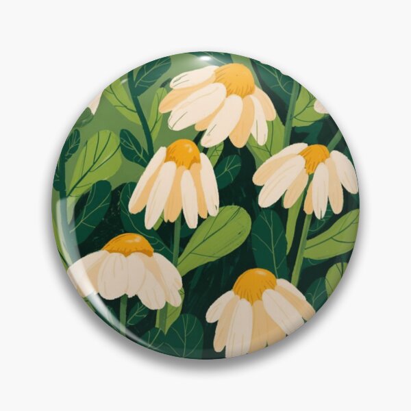 Item preview, Chamomile Flowers Illustration designed and sold by PatiMood.