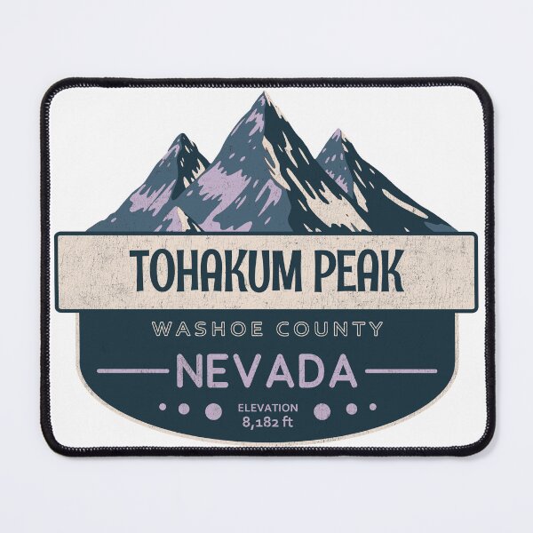 Item preview, Tohakum Peak, Washoe County, Nevada, Mountain Design designed and sold by Wanderful-roads.