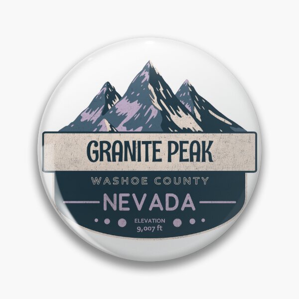 Item preview, Granite Peak, Washoe County, Nevada, Mountain Design designed and sold by Wanderful-roads.