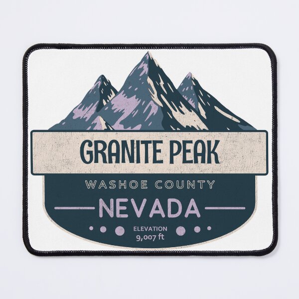 Item preview, Granite Peak, Washoe County, Nevada, Mountain Design designed and sold by Wanderful-roads.
