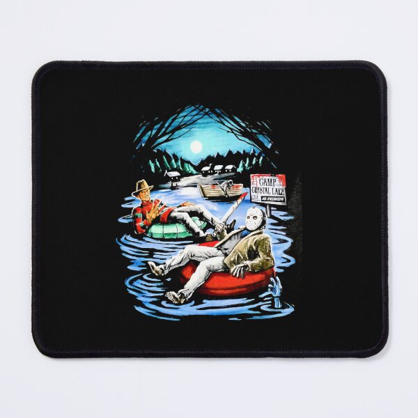 Item preview, Freddy Krueger And Jason Voorhees In Inner Tube Ca - Rouvik designed and sold by Minecrafttt34.
