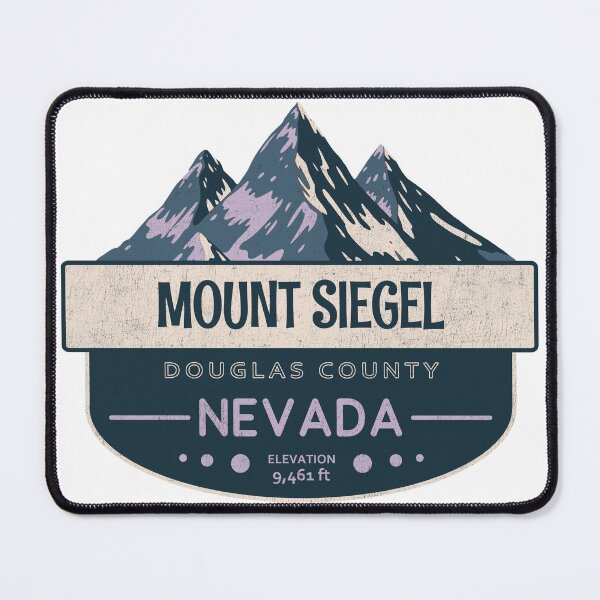 Item preview, Mount Siegel, Douglas County, Nevada, Mountain Design designed and sold by Wanderful-roads.