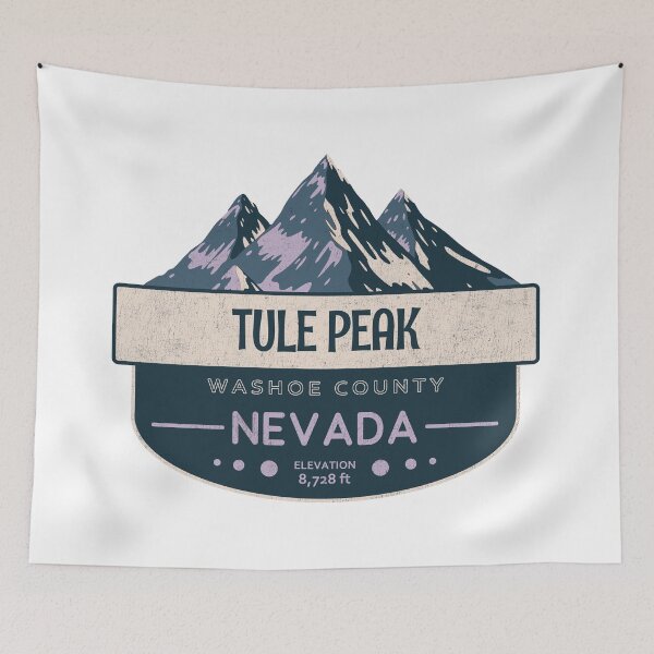 Item preview, Tule Peak, Washoe County, Nevada, Mountain Design designed and sold by Wanderful-roads.