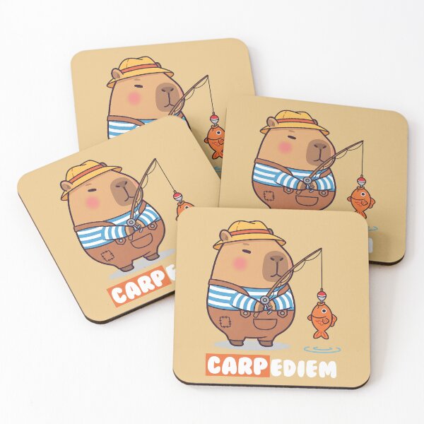 Item preview, Carpediem - Capybara Caught A Carp designed and sold by The magic  Yellow bus.