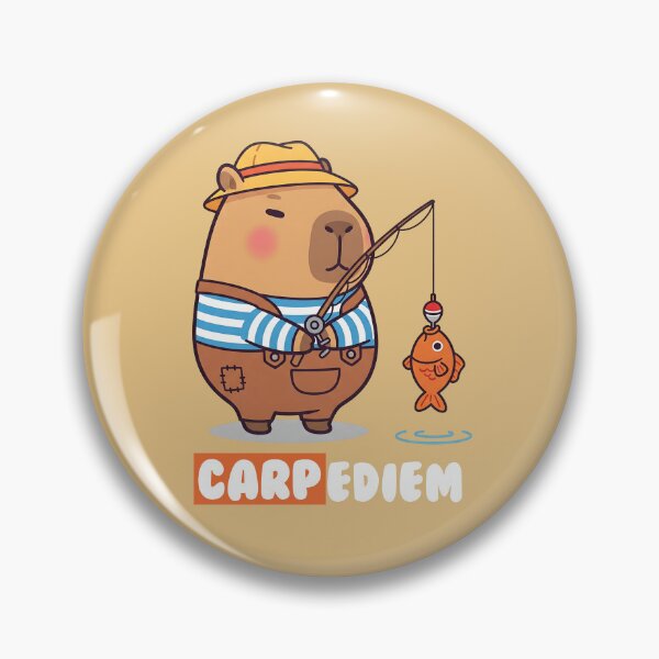 Item preview, Carpediem - Capybara Caught A Carp designed and sold by The magic  Yellow bus.