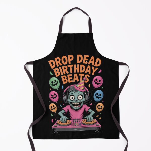Item preview, Halloween Happy Birthday DJ Zombie designed and sold by ArtFeverShop.